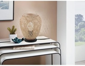 Eglo 55699 - Lampada da tavolo DEMBLEBY 1xE27/40W/230V beige