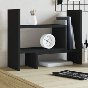 Organizer Da Scrivania Nero 38,5x17x39 Cm İn Legno Multistrato /
