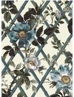 House of Hackney Tapete Bryher Rose - Lapis Blue