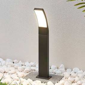 Lindby Ilvita Lampione a LED, 60 cm, antracite, metallo, IP54