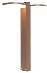 Lampada da esterno in piedi marrone ruggine 50 cm con LED a 2 luci IP44 - Esmee