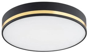 Argon 7040 - Plafoniera AMORE 2xE27/15W/230V diametro 25 cm nero/oro