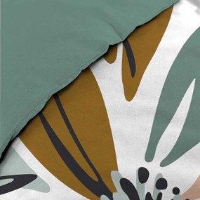 Set copripiumino e federa bianco in cotone per letto matrimoniale ed esteso 240x220 cm Octavia – douceur d'intérieur