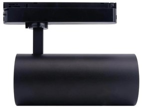 Faro LED 40W Monofase Nero 38°e 60° 130LM/W CRI92 no Flickering Colore Bianco Caldo 2.700K