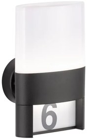 Wofi 12227 - LED Numero civico DIEGO LED/10,5W/230V 3000K IP54