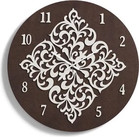 Orologio da parete moderno ROMBO in legno taglio laser D50 RSN