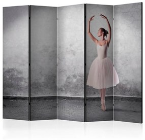 Paravento separè Ballerina come da dipinto di Degas II (5 parti) - donna che balla