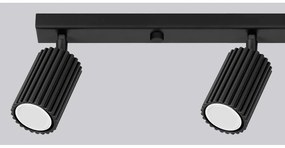 Faretto nero 6,5x81 cm Gleam – Sollux