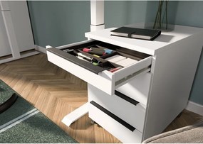 Armadietto bianco su ruote 42x63x60 cm Mailand – Germania