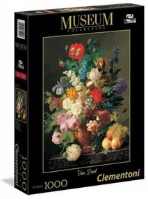 Puzzle Clementoni Van Dael: Vase of Flowers 31415 1000 Pezzi