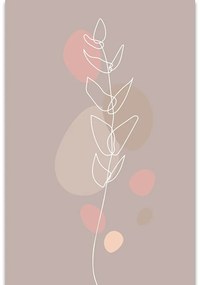 Stampa su tela – Foglia minimalista No2