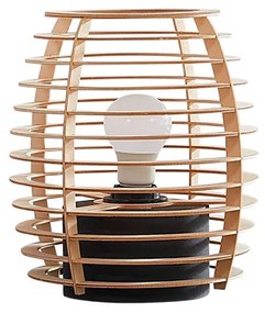 Lindby - Ediz Lampada da Tavolo Wood/Black Lindby