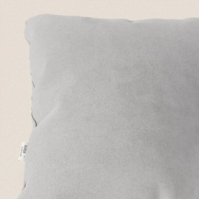 Jazz cuscino disponibile in diversi colori realizzato in microfibra tecnica smacchiabile T11 grigio chiaro