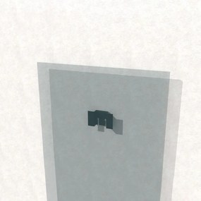 Pittura su vetro 100x70 cm Dark Marble - Wallity