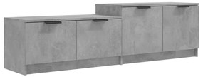 Mobile porta tv grigio cemento 158,5x36x45 cm legno multistrato