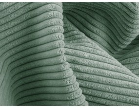 Chaise longue blu polveroso con rivestimento in velluto a coste Lord – Ropez