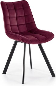 Sedia da pranzo COMORO, 1 pz., rosso scuro