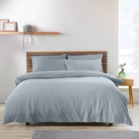 Set copripiumino e federa blu polveroso per letto matrimoniale e per letto esteso 230x220 cm So Soft Non-Iron – Catherine Lansfield