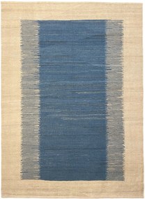 Kilim Tappeto 150 x 210 Blu (Iran) Tessuto A Mano
