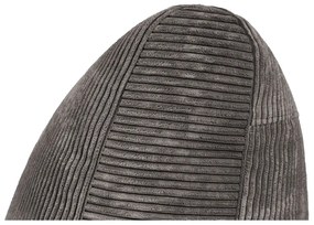 Puof a sacco nero con rivestimento in velluto a coste Seat Lounge – SLOWDOWN