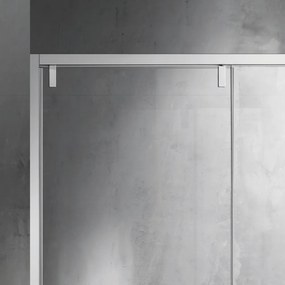 Porta doccia scorrevole 140cm vetro 8mm altezza 200h | KSA4000 - KAMALU