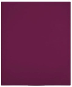 Lenzuola Con Angoli Jersey 2pz Bordò 90x200 Cm Cotone /