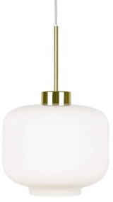 Globen Lighting - Ritz Lampada A Sospensione Bianco/Ottone Globen Lighting