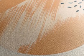 Quadro su tela – Cerchi eleganti Peach Fuzz