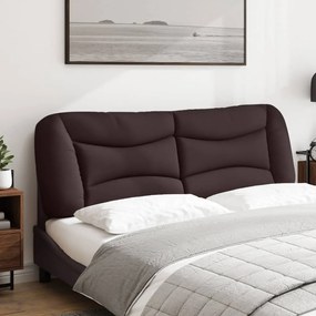 Cuscino testiera marrone scuro 160 cm in tessuto