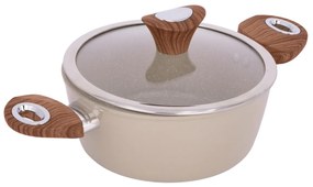 Casseruola 20 cm taupe Kolors con coperchio