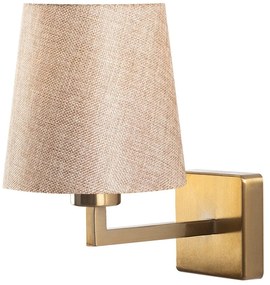 Lampada da parete beige/dorata ø 18 cm Profil – Opviq lights