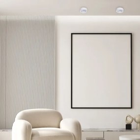 Faretto da incasso NUSA 1xGU5,3/MR16/50W/12V arrotondato bianco