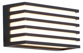 Lampada da Parete Moderna da Esterno Nera incl. LED IP65 - Jail
