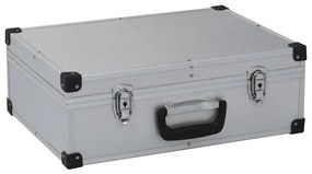 Valigetta Per Attrezzi 46x33x16 Cm Argento İn Alluminio /