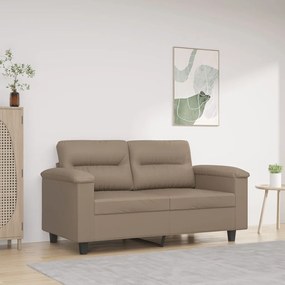 Divano A 2 Posti Cappuccino 140 Cm İn Similpelle /