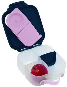 Box porta merenda medio – indaco/rosa