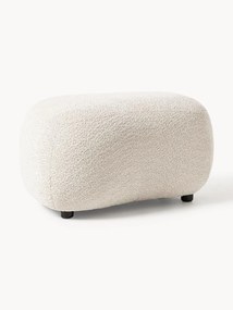 Pouf in teddy-bouclé Alba