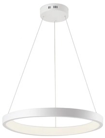 Sospensione Moderna Perth In Plastica Bianca Con Led Integrato 32W 4000K