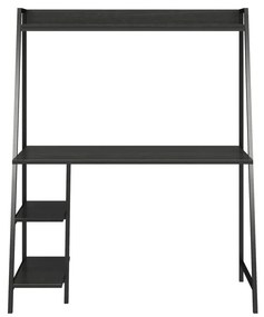 Scrivania a muro con piano effetto rovere 51x111 cm Bushwick - Novogratz