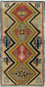 Gabbeh Tappeto persiano 130x70 (Iran) Annodato A Mano