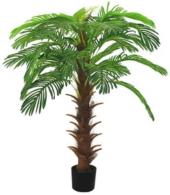 Palma Cycas Artificiale Con Vaso 140 Cm Verde /