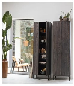 Armadio marrone con effetto frassino 60x210x42 cm Gravure – WOOOD