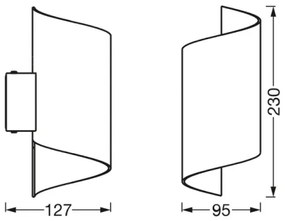 Ledvance - Applique LED dimmerabile SMART+ TWIST LED/12W/230V Wi-Fi