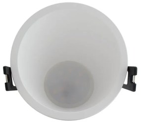 Faretto da Incasso Rotondo Policarbonato Foro Ø85mm Luce Asimmetrica per GU10