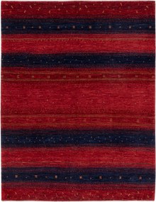Loribaft Tappeto 190x150 Rosso (Iran) Annodato A Mano