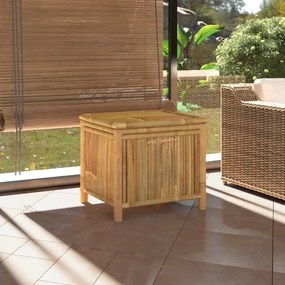 Contenitore Portaoggetti Da Giardino 60x52x55 Cm İn Bambù /