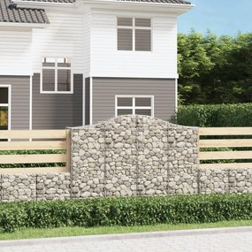 Cesti Gabbioni Ad Arco 15 Pz 200x50x140/160 Cm Ferro Zincato /