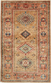 Kazak Tappeto 80x130 Marrone (Pakistan) Annodato A Mano