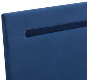 Giroletto con Luci LED Blu in Tessuto 180x200 cm