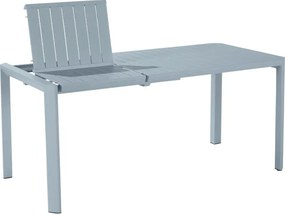 Tavolo allungabile da esterno rettangolare in alluminio blu 6 posti L da 110 a 162x82cm, Idaho NATERIAL